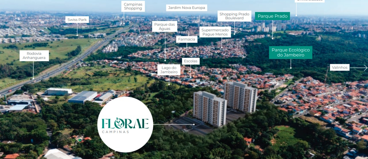 Florae Parque Prado - Campinas Parque Jambeiro - Roncatto Imóveis
